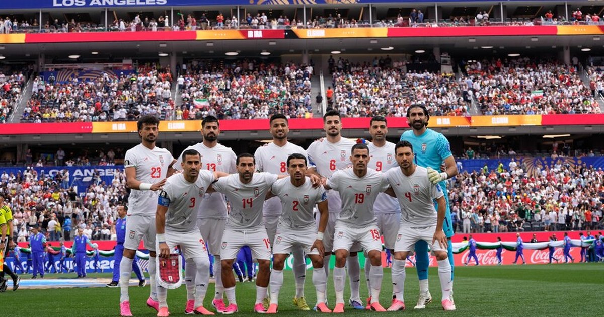 İran Milli Futbol Takımı Los Angeles'ta mesaj bıraktı