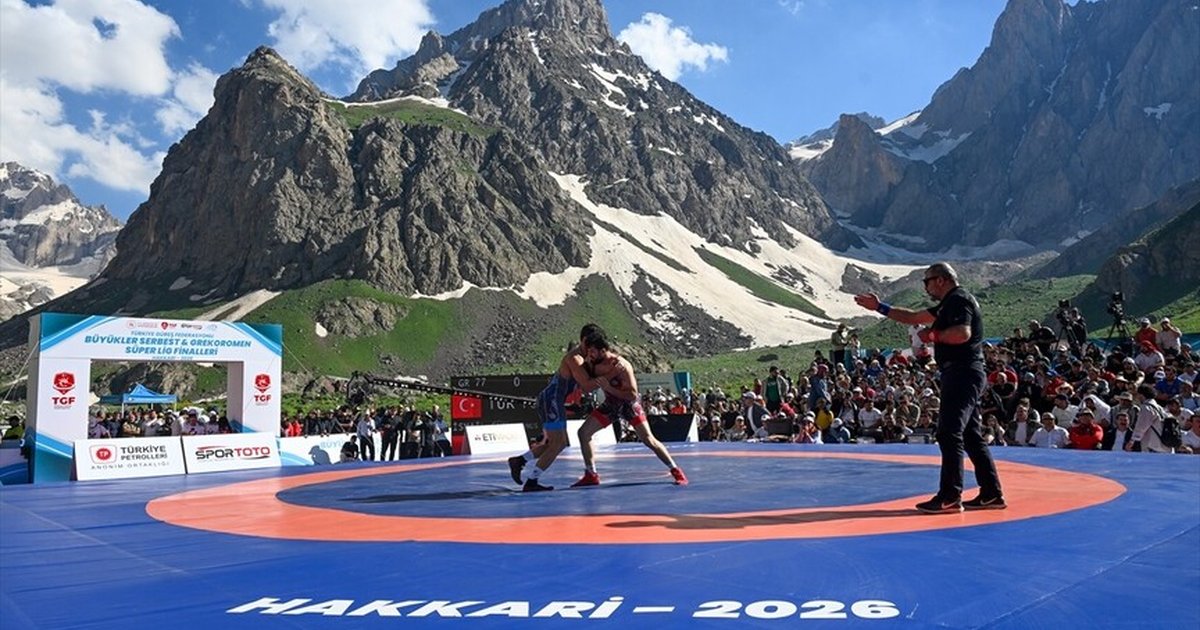 Hakkari'de güreşçilere unutulmaz deneyim