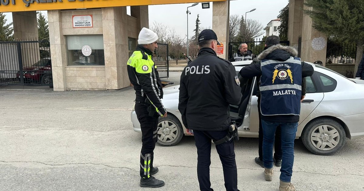 Malatya'da 'Huzur 44' uygulaması: 37 araca ceza