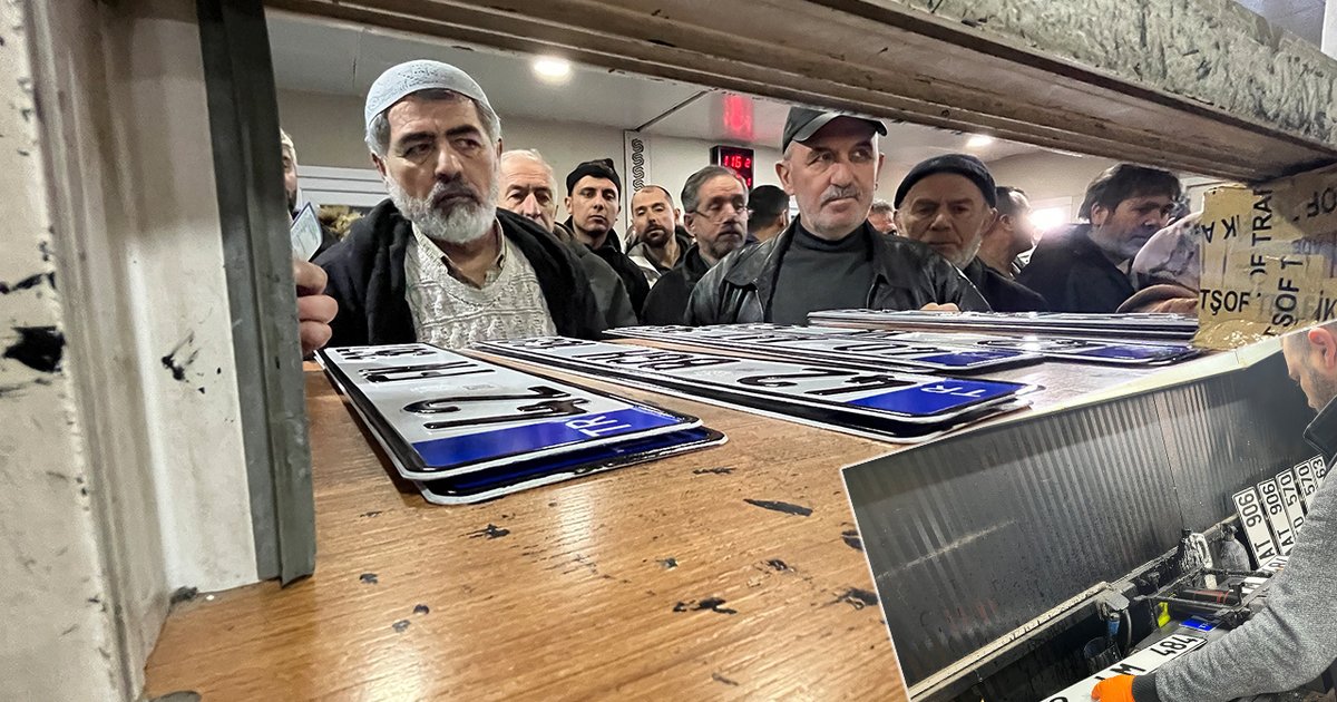 Plaka Değişimi İçin Yoğunluk: Süre Azaldı, Kuyruklar Oluştu