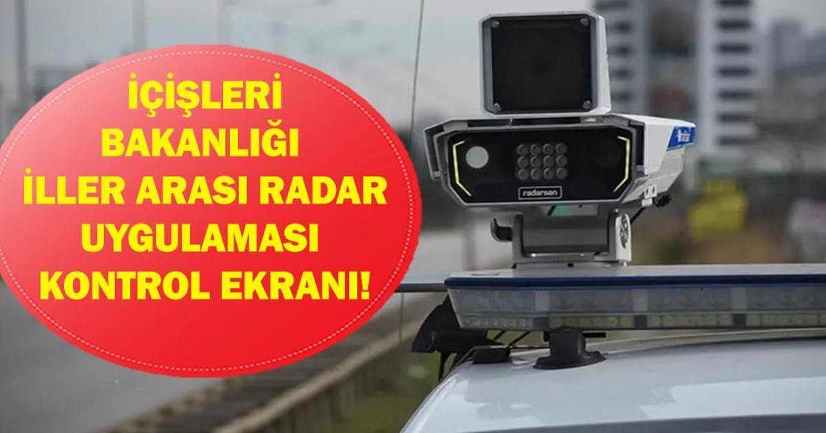 Radar Noktaları Sorgulama: İller Arası Radar Uygulaması