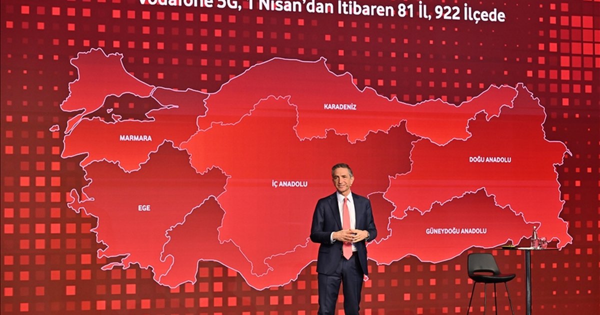 Vodafone 1 Nisan'da 81 İlde 5G Hizmetini Başlatıyor