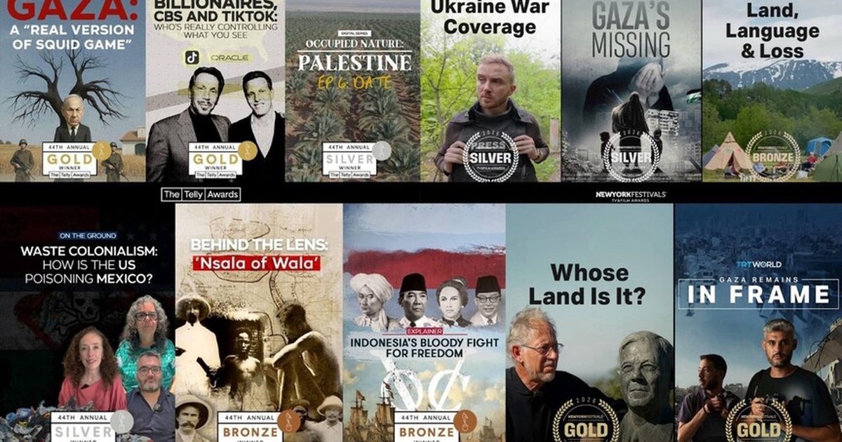 TRT World Telly Ödülleri'nden 12 ödülle döndü