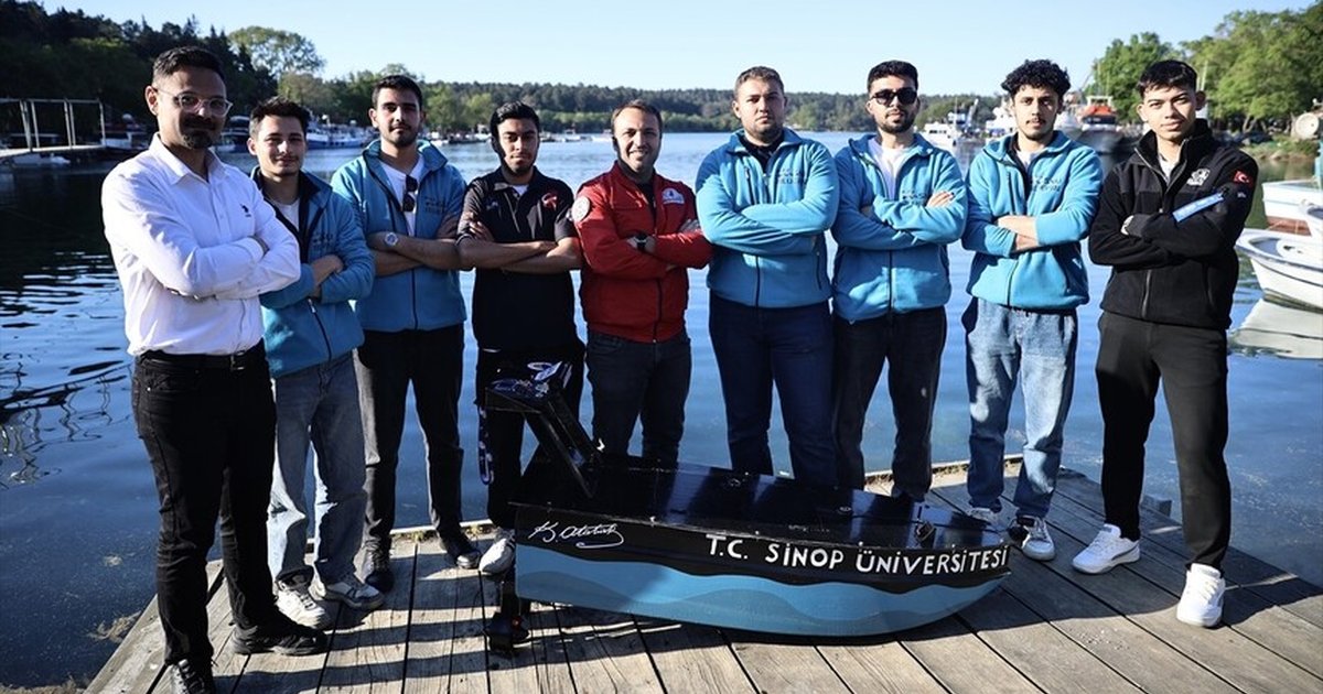 Üniversite öğrencilerinin tasarladığı insansız deniz aracı Güney Kore'de yarışacak