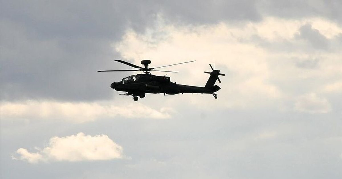 ABD Ordusuna Ait Apache Helikopteri Hürmüz Boğazı'nda Düştü