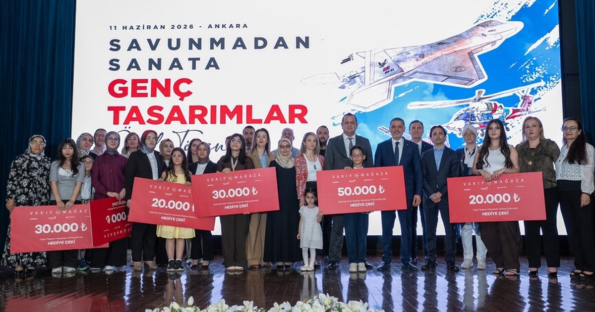 Savunmadan Sanata Genç Tasarımlar Yarışması ödülleri verildi