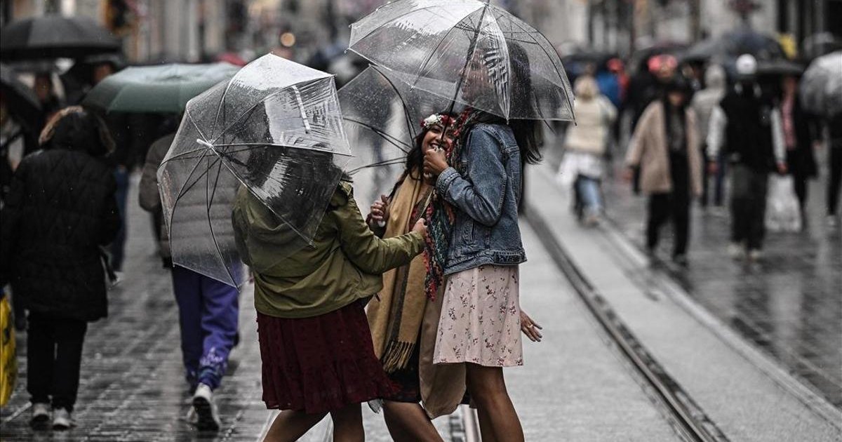 İstanbul'a yağışlı hava geliyor