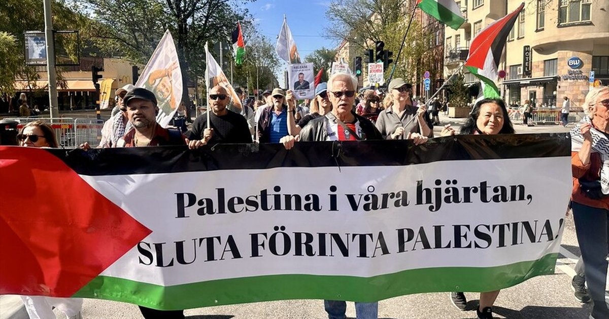 İsveç'te İsrail saldırıları protesto edildi