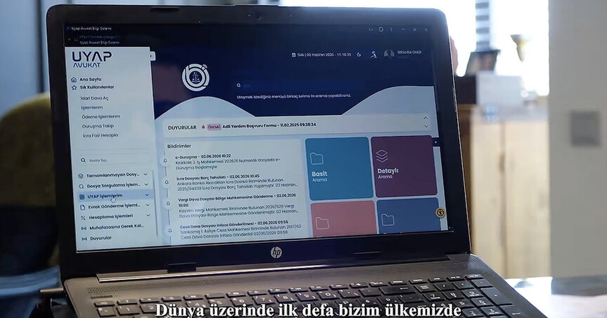 Adalet Bakanı Gürlek'ten e-Avukat Uygulaması Açıklaması